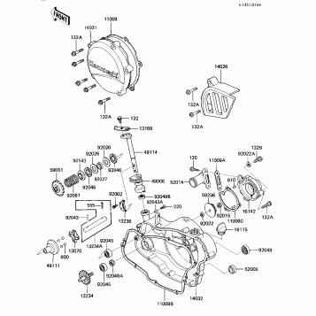 ENGINE COVERS/WATER PUMP