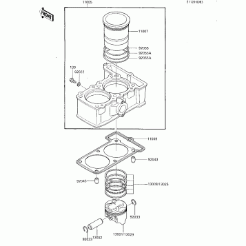 CYLINDER/PISTONS