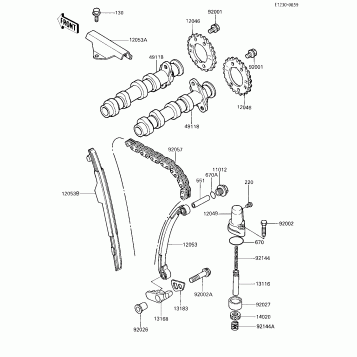 CAMSHAFTS/CHAIN/TENSIONER