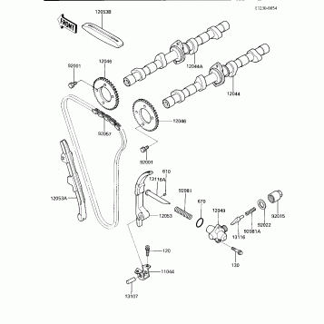CAMSHAFTS/CHAIN/TENSIONER