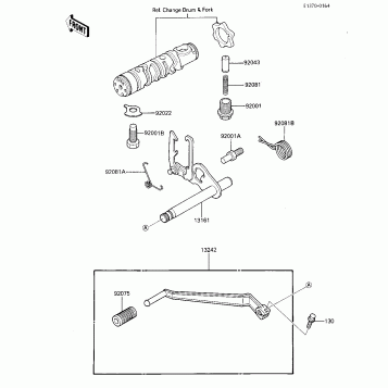 GEAR CHANGE MECHANISM