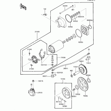 STARTER MOTOR/STARTER CLUTCH