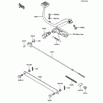 BRAKE PEDAL/TORQUE LINK