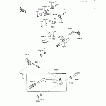 GEAR CHANGE MECHANISM