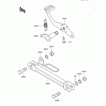 BRAKE PEDAL/TORQUE LINK