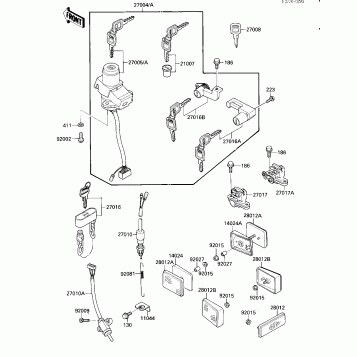 IGNITION SWITCH/LOCKS/REFLECTORS