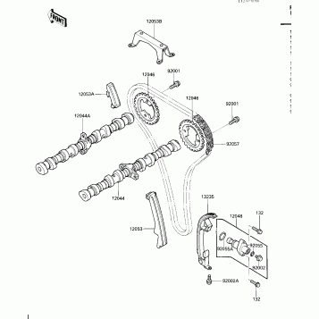 CAMSHAFTS/CHAIN/TENSIONER