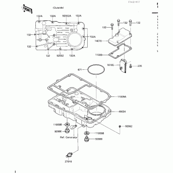 BREATHER COVER/OIL PAN