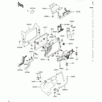 RADIATOR/FAN/COOLANT TANK