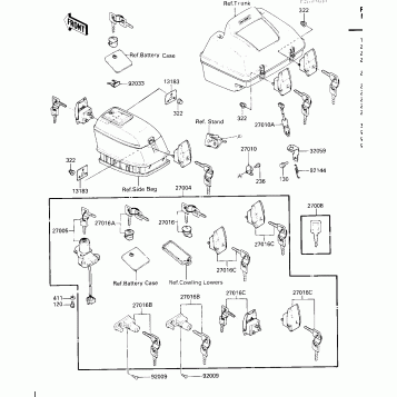 IGNITION SWITCH/LOCKS/REFLECTORS
