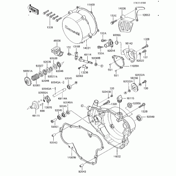 ENGINE COVERS/WATER PUMP