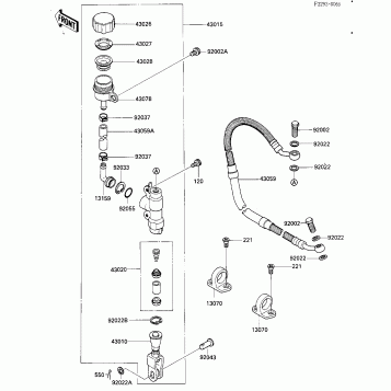 REAR MASTER CYLINDER