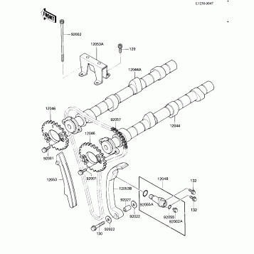 CAMSHAFTS/CHAIN/TENSIONER