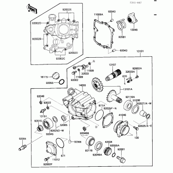 FRONT BEVEL GEARS