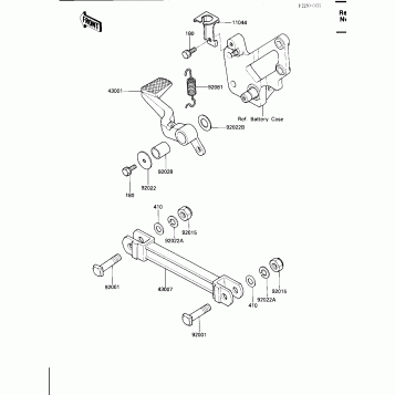 BRAKE PEDAL/TORQUE LINK
