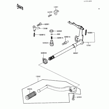 GEAR CHANGE MECHANISM