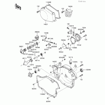 ENGINE COVERS/WATER PUMP