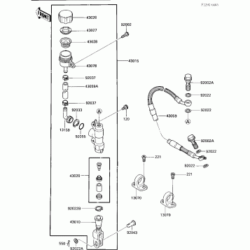 REAR MASTER CYLINDER