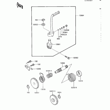 KICKSTARTER MECHANISM