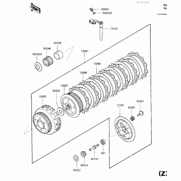 CLUTCH (ZX600AE051067-)