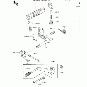GEAR CHANGE MECHANISM