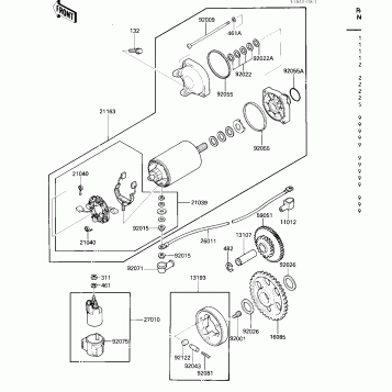 STARTER MOTOR/STARTER CLUTCH