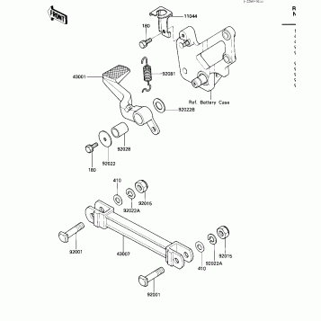 BRAKE PEDAL/TORQUE LINK