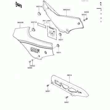 SIDE COVERS/CHAIN COVER