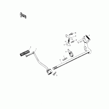 GEAR CHANGE MECHANISM ('71-'75)