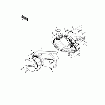 ENGINE COVERS ('71-'75)