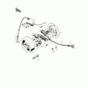 IGNITION/GENERATOR ('71-'75)