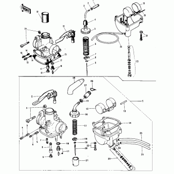 CARBURETOR ('76-'80)