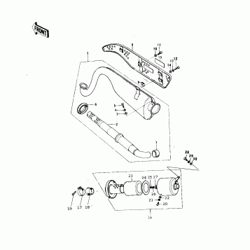 AIR CLEANER/MUFFLER ('76-'80)