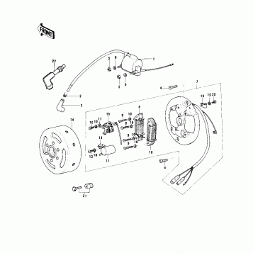IGNITION/GENERATOR ('76-'80)