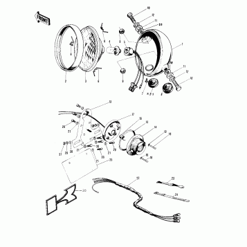 HEADLIGHT/TAILLIGHT/CHASSIS ELECTRICAL E