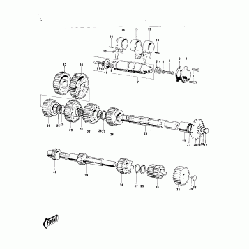 TRANSMISSION/CHANGE DRUM