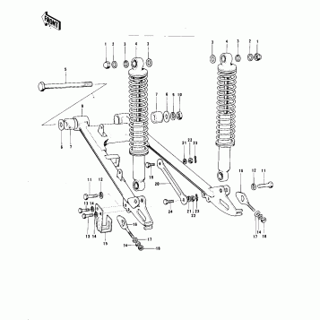 SWING ARM/SHOCK ABSORBERS