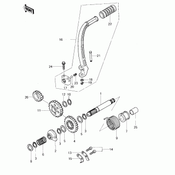 KICKSTARTER MECHANISM