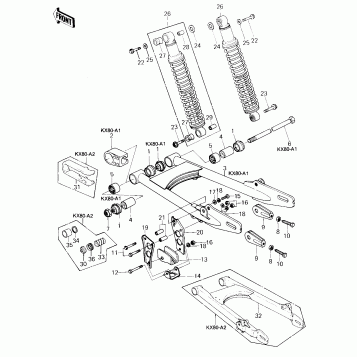 SWING ARM/SHOCK ABSORBERS