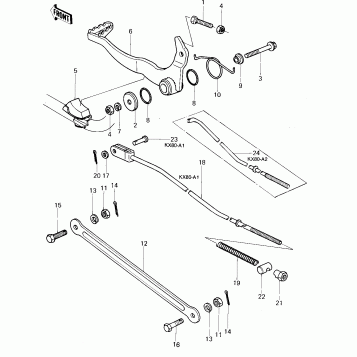 BRAKE PEDAL/TORQUE LINK