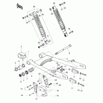 SWING ARM/SHOCK ABSORBERS
