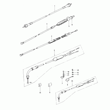 CABLES ('73-'75 MC1/MC1-A/MC1-B)