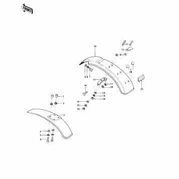 FENDERS ('74-'75 MC1M/MC1M-A)