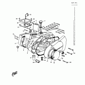 ENGINE COVERS (G3SS-C) ('69-'73)