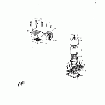 AIR CLEANER ('69-'73)