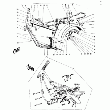 FRAME/FRAME FITTINGS ('69-'73)