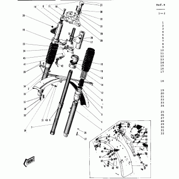 FRONT FORK ('69-'73)