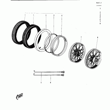 WHEELS/TIRES ('69-'73)