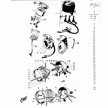 METER/HEADLIGHT ('69-'73)