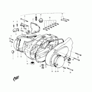 ENGINE COVERS ('74-'75)